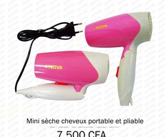 Mini sèche cheveux portable et pliable