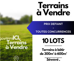 Terrain à vendre