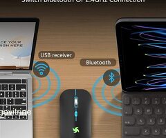 Souris rechargeable USB  & Bluetooth