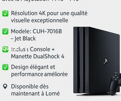 Console Sony PS4 Pro 1 To – Jet Black