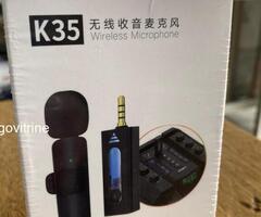 Microphone Sans Fil K35 – Haute Qualité Audio pour Créateurs de Contenu