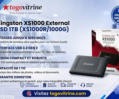 Disque Dur Externe SSD Kingston XS1000 1 To – Ultra-Rapide USB 3.2 Gen 2 (Neuf)