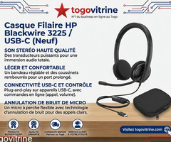 Casque HP Blackwire 3225 USB-C neuf