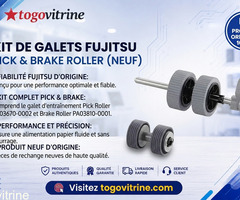Kit de Galets Fujitsu Pick Roller PA03670-0002 & Brake Roller PA03810-0001 (Neuf)