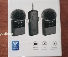 Pack Double Micro Cravate Sans Fil MS11 – Récepteur Universel 3-en-1 iPhone, Android & PC (Neuf)