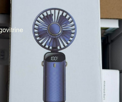 Mini Ventilateur Portable Rechargeable avec Écran Digital LED