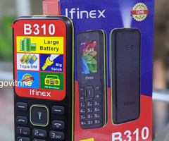 Téléphone Portable Ifinex B310 Triple SIM avec Batterie Haute Capacité