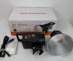 Torche Éclairage Professionnel COB RGB YM-600SS RGB (Lumière Multicolore & Effets pour Studio, L