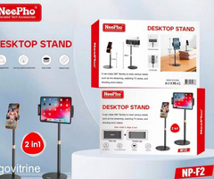 Support de Bureau Télescopique 2-en-1 NeePho NP-F2 pour Smartphone & Tablette (iPad)