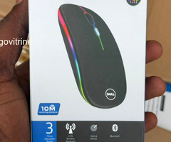 Souris Sans Fil Rechargeable Dell Wireless Mouse W10 avec Éclairage RGB PLUS