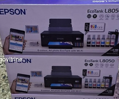 Imprimante Photo A4 Économique à Réservoirs d'Encre 6 Couleurs Epson EcoTank L8050 avec Wi-Fi