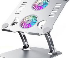 Support de refroidissement pour ordinateur portable avec double ventilateur RGB ????❄️