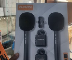 Le nom du produit est : Microphone sans fil PLOKAMA WM-60 – Kit 2,4 GHz avec micros cravate et poig