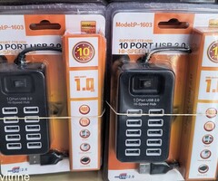 HUB USB 2.0 10 Ports – Modèle P-1603