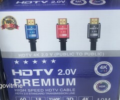 Le câble HDTV/HDMI 2.0 Premium 3 metre