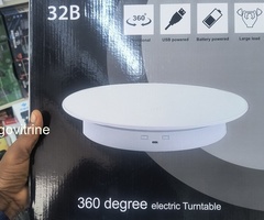 Plateau Tournant Électrique 360° – Grand Modèle