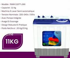 Machine à laver semi-automatique ROCH 11 kg