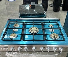 Cuisinière Brühm grande capacité, mixte gaz + électrique
