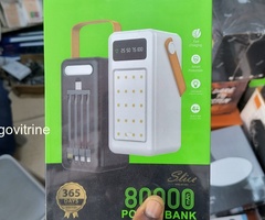 La Power Bank Oarmio de 80 000 mAh est une batterie externe