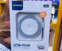 Power Bank SENDEM PH38 10 000 mAh – Magnétique 22,5W + PD 20W