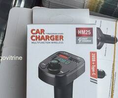 Chargeur voiture HM25 – Chargeur rapide avec lecteur MP3