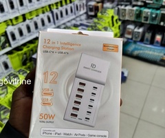 Station de charge 12 en 1 – USB-A + USB-C
