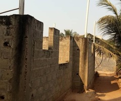 VILLA EN  CONSTRUCTION INACHEVÉE au niveau dalle à Adidogomé franciscain 