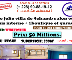 Villa a vendre 